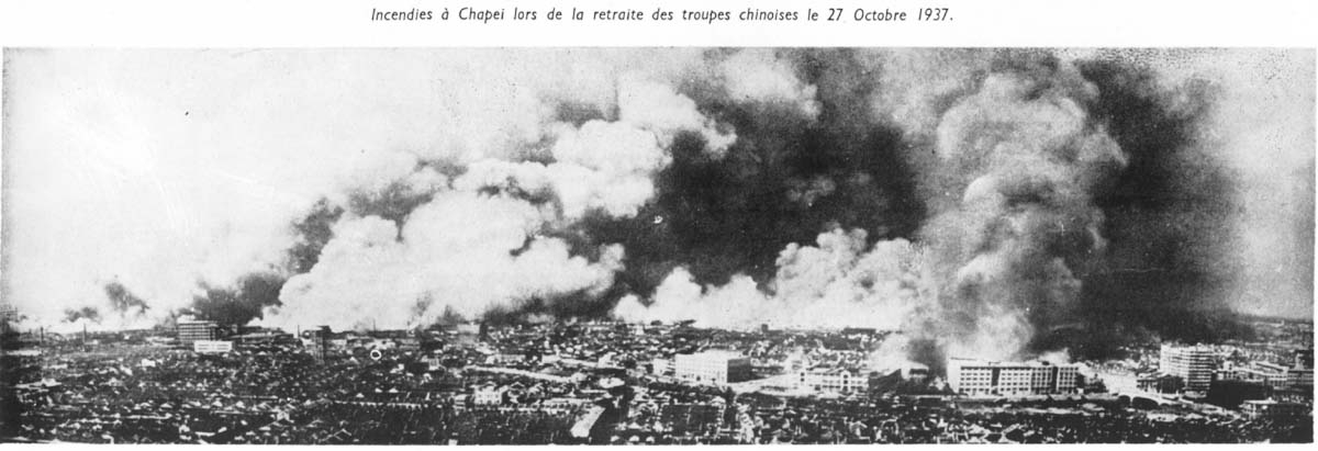 Shanghai burns, 1937
