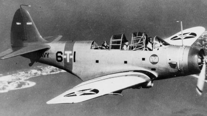 Douglas TBD-1 of VT-6