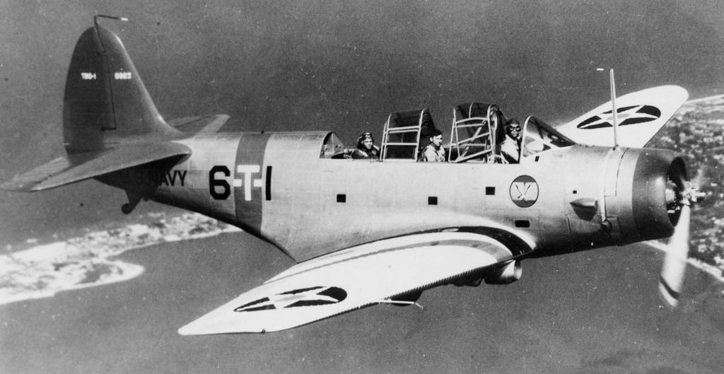 Douglas TBD-1 of VT-6