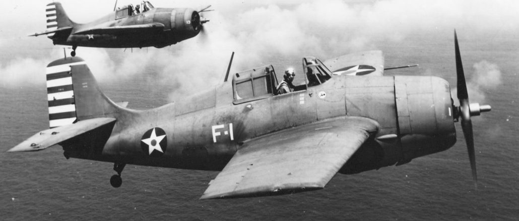 F4F-3s of VF-3 Thach and O'Hare
